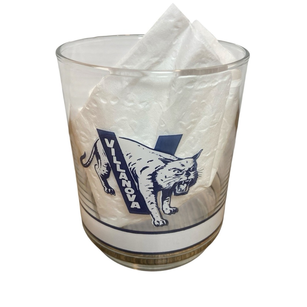 Vintage Ten Years Of Big East Basketball Set Of 5 Glasses Out Of 10 - Picture 10 of 11